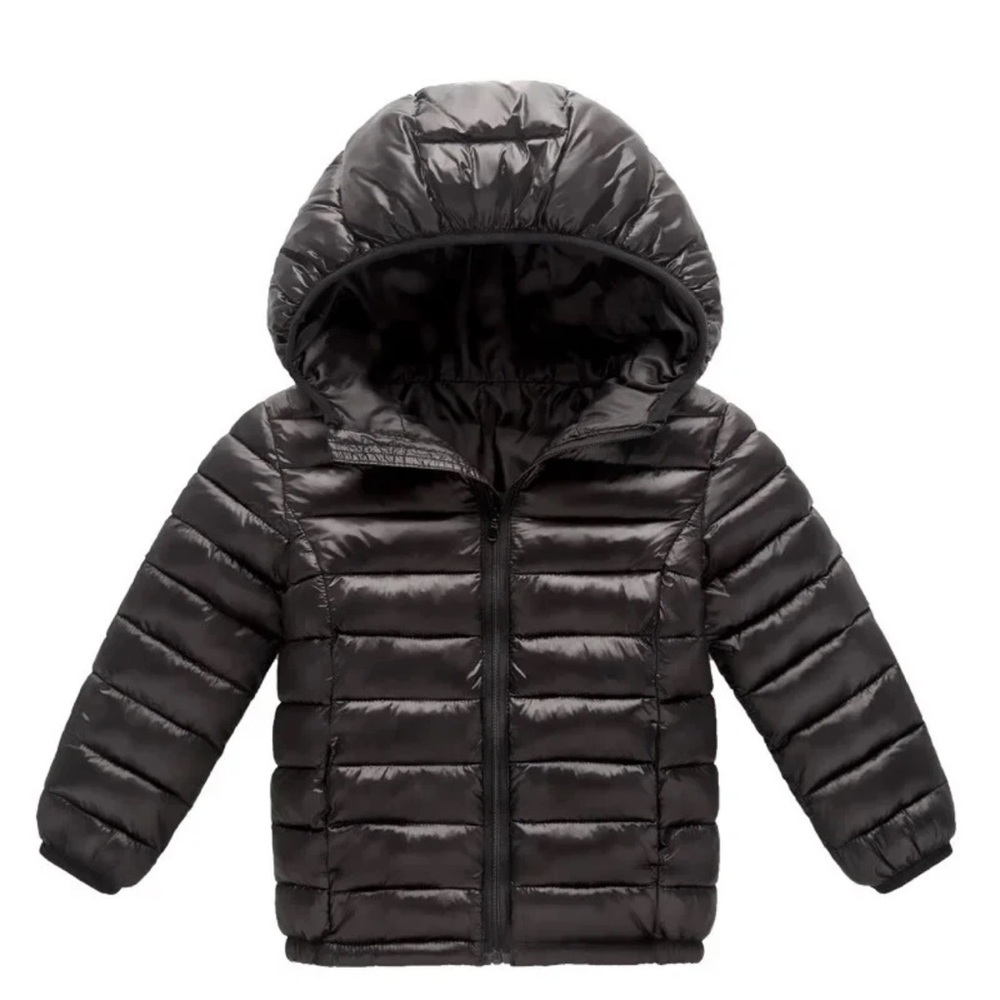 New Kids Boy Down Jacket Autumn Winter Coats Warm Hooded Teen Size 5/6